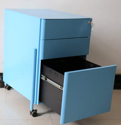Tủ lưu trữ có thể di chuyển tùy chỉnh đầy màu sắc Bệ di động bằng kim loại