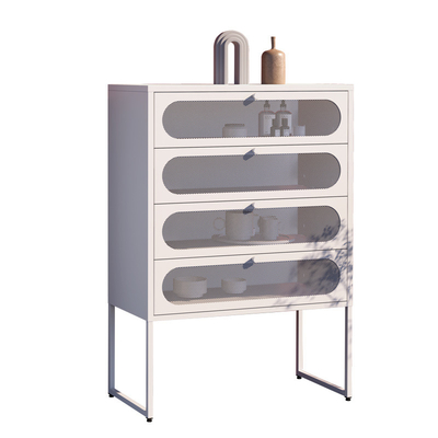 Tủ kim loại có thể khóa 4 lớp Tủ bảo quản bằng thép sơn tĩnh điện môi trường