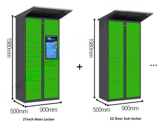 Màn hình 21,5 inch Tủ lưu trữ điện tử Tủ khóa chính và tủ khóa phụ