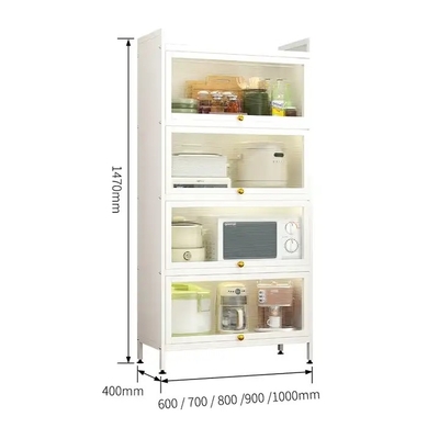 Phòng khách Nhà bếp bằng kim loại Phòng đựng thức ăn Tủ lưu trữ Tủ hiện đại