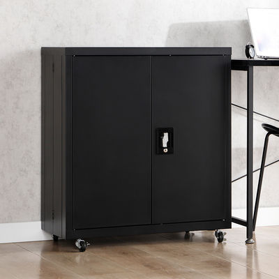 Tủ lưu trữ gấp kệ màu đen Tủ lưu trữ bằng thép gấp có thể tháo rời