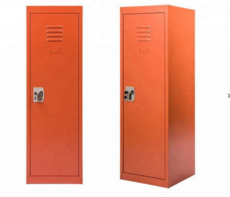 Đóng gói phẳng Tủ lưu trữ kim loại Tủ khóa bằng thép một cửa cho phòng ngủ