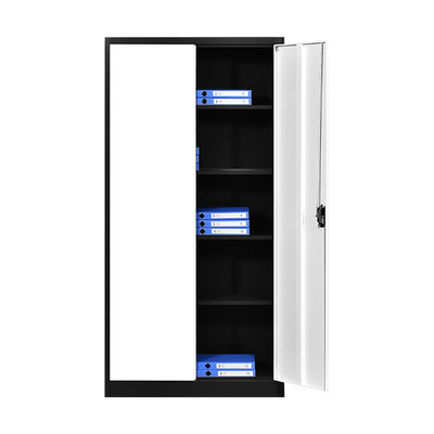 Tủ tài liệu bằng kim loại Tủ lưu trữ 2 cửa với 4 kệ có thể điều chỉnh