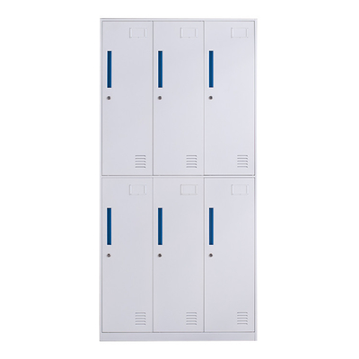 Tủ khóa bằng thép kim loại sơn tĩnh điện 6 cửa hoặc 4 cửa Nội thất văn phòng