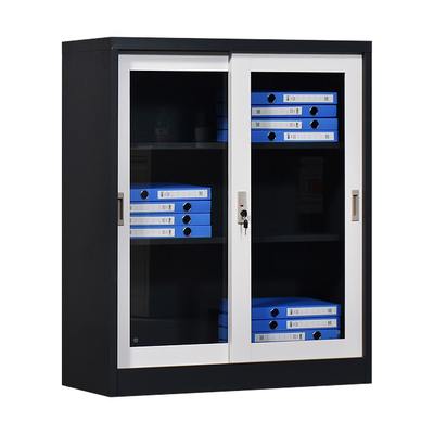Tủ sắt văn phòng có thể khóa được Tủ đựng hồ sơ bằng thép gấp nửa chiều cao